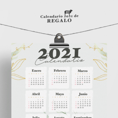 calendario 2021 meee de Regalo