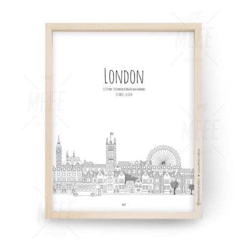 London - Cuadros decorativos Meee by May Anokian